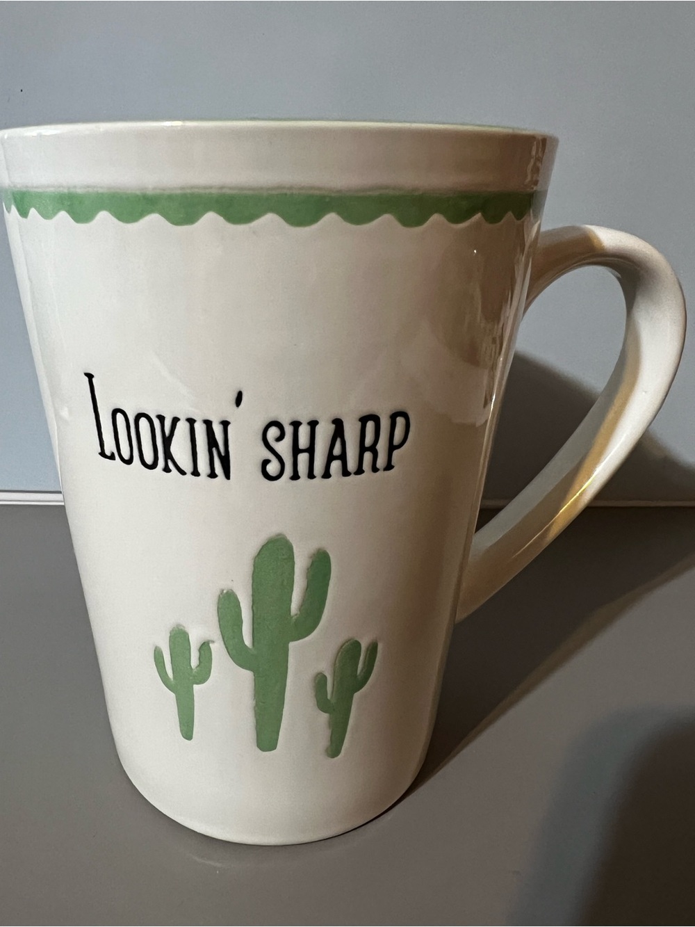 Pfaltzgraff 5" Tall "Lookin' Sharp" Coffee Mug